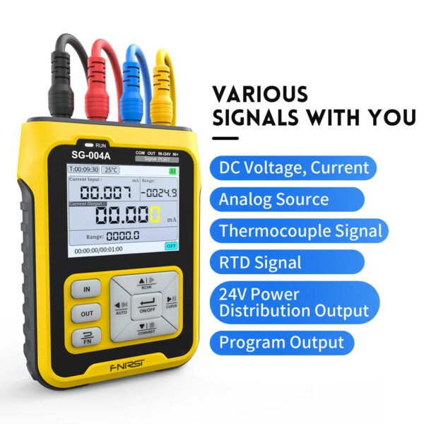 FNIRSI SG004A Signal Generator 4-20mA SDR Receiver Generator Thermocouple Resistance Pressure Transmitter Process Calibrator - Image 3