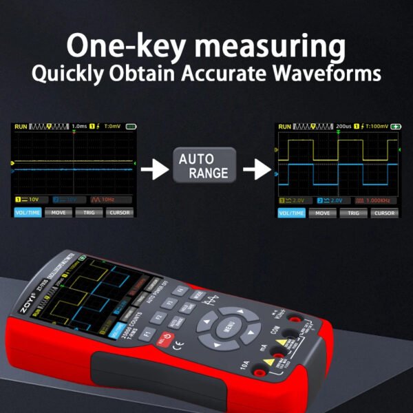 Multi-instrument dual-channel oscilloscope ZT-703S multi-function multimeter signal generator three-in-one high precision - Image 7
