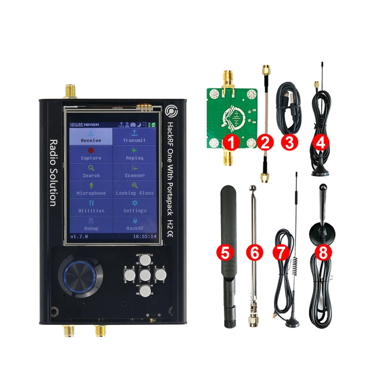 New Assembled HackRF Portapack H2 HackRF One 1MHz to 6GHz SDR - Image 6