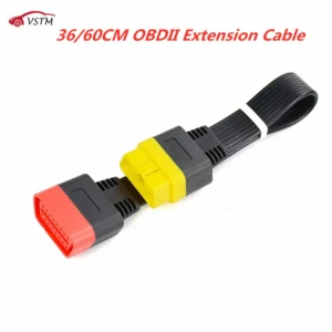 OBDII Extension Cable 16 Pin Male To Female 36CM/60CM for Thinkdiag Easydiag BD2 Connector 16Pin Diagnostic ELM327 OBD2 Cable