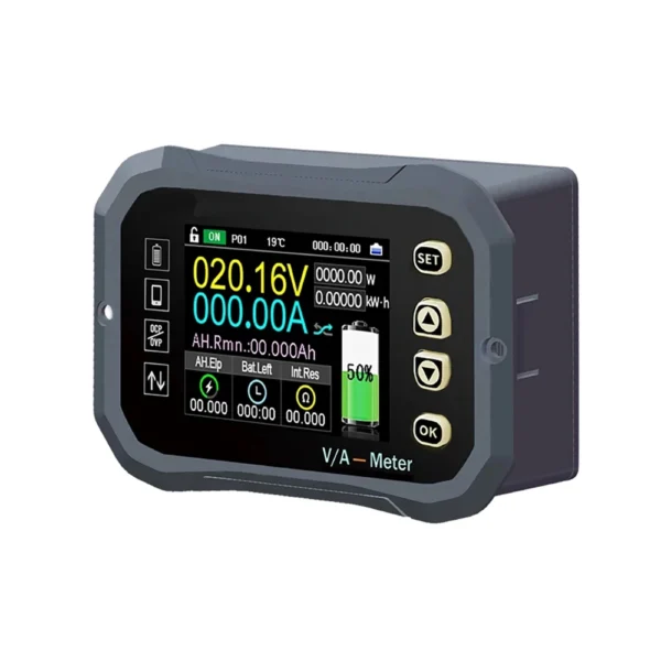 JUNCTEK KG110F/140F/160F Battery Tester Bluetooth Battery Monitor Voltage Current V/A Battery Coulomb Meter Capacity Indicator - Image 3