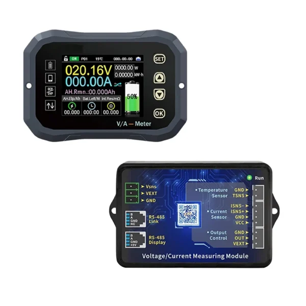 JUNCTEK KG110F/140F/160F Battery Tester Bluetooth Battery Monitor Voltage Current V/A Battery Coulomb Meter Capacity Indicator - Image 2