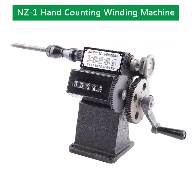 Hand Crank Electronic Counting Winding Machine Small Home Hand Winding Machine Stranding Machine Mini Count Winding Tools