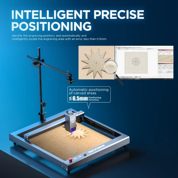 ACMER A500 Laser Engravers Camera Lightbrun Camera Precise Positioning HD Industrial Camera Compatible with 95% laser co2 camer - Image 4