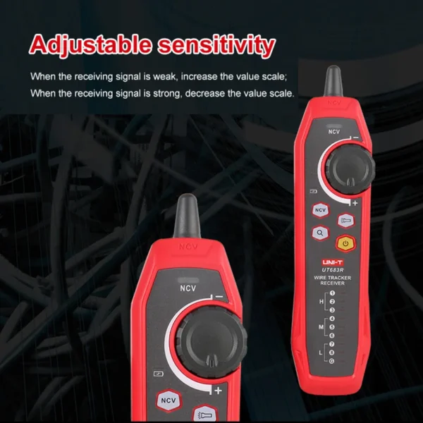 UNI-T UT683KIT Lan Tester Network Wire Tracer Cable Tracker RJ45 RJ11 Telephone Line Finder Repairing Networking Tool - Image 5
