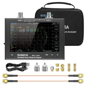 SV4401A 7" Touch LCD 50KHz-4.4GHz NanoVNA VNA Vector Network Antenna Analyzer UHF HF VHF SWR 100db Dynamic NanoVNA Tester