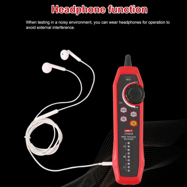 UNI-T UT683KIT Lan Tester Network Wire Tracer Cable Tracker RJ45 RJ11 Telephone Line Finder Repairing Networking Tool - Image 6