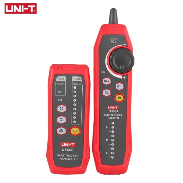 UNI-T UT683KIT Lan Tester Network Wire Tracer Cable Tracker RJ45 RJ11 Telephone Line Finder Repairing Networking Tool - Image 2