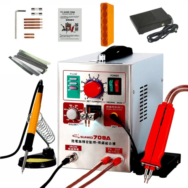SUNKKO 709A Spot Welder 3.2KW Pulse Spot Welding Machine for18650 Lithium Battery Pack Welding Machine With Remote Soldering Pen - Image 6