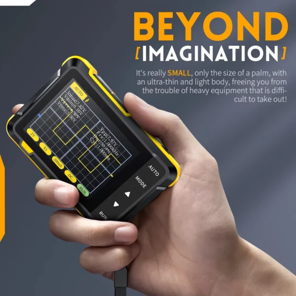 FNIRSI DSO152 Portable Mini Handled Digital Oscilloscope Auto 200KHz Bandwidth 2.5MSa/s Sampling Rate Electronics Repair Tools - Image 3