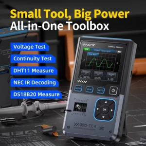 HOT -TC4 3 in 1 Digital Oscilloscope 10MHz 48Ms/S Transistor Tester Electronics Component Tester USB Charger Tools