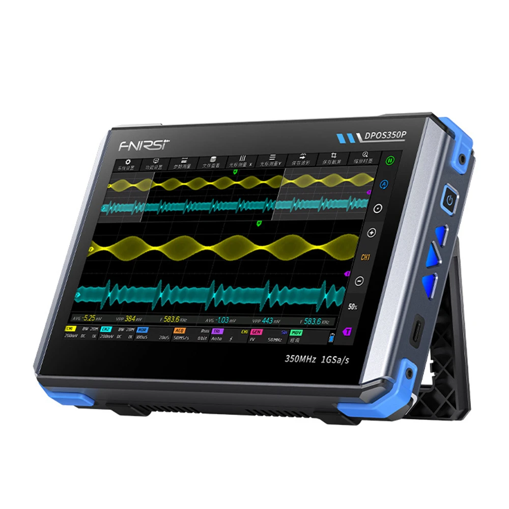 FNIRSI DPOS350P 4-in-1 350M flat panel oscilloscope signal generator Spectrum Analyzer frequency